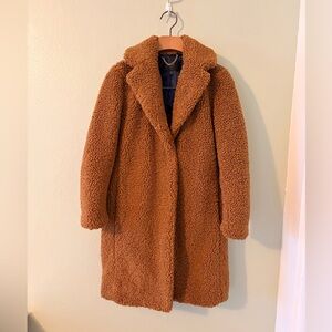 NWOT J. Crew Women's Brown Teddy Jacket